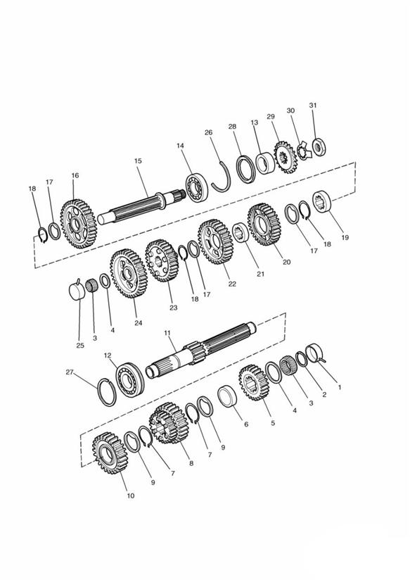 Transmission eng no 107969 +