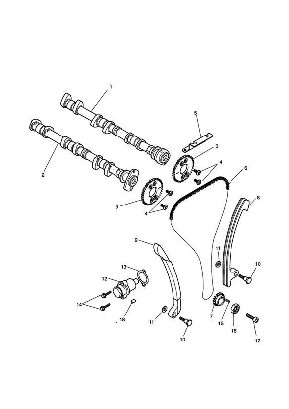 Camshaft & camshaft drive