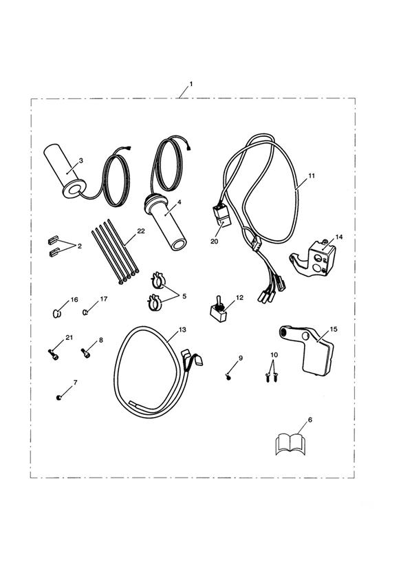 Heated grip kit - roadster only