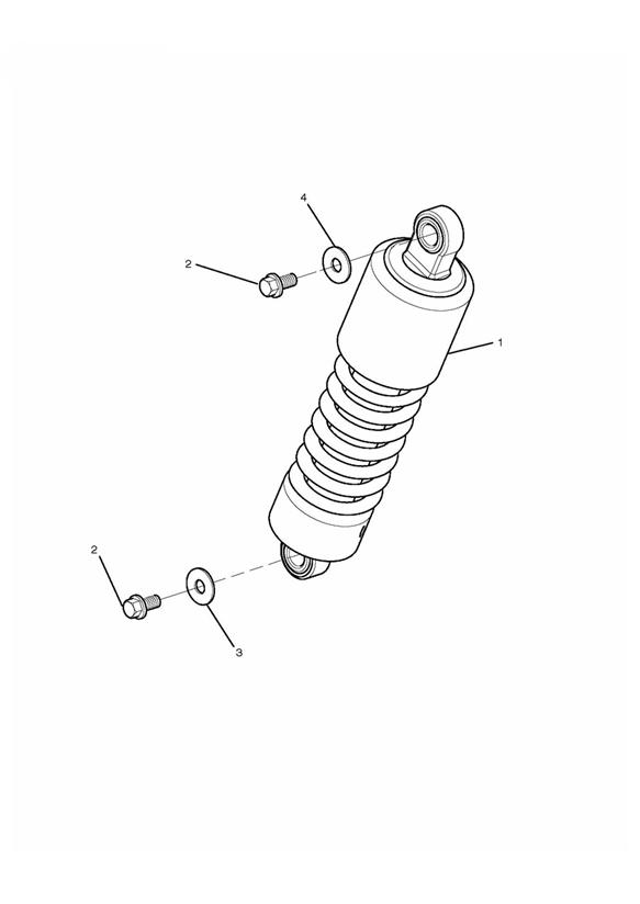 Rear suspension unit