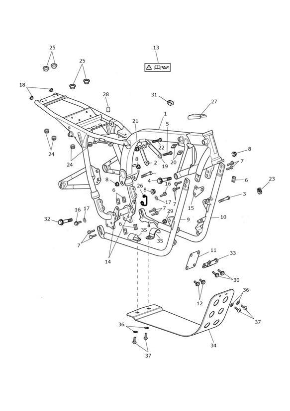 Main frame & fittings; 606027  __see tech news 149__