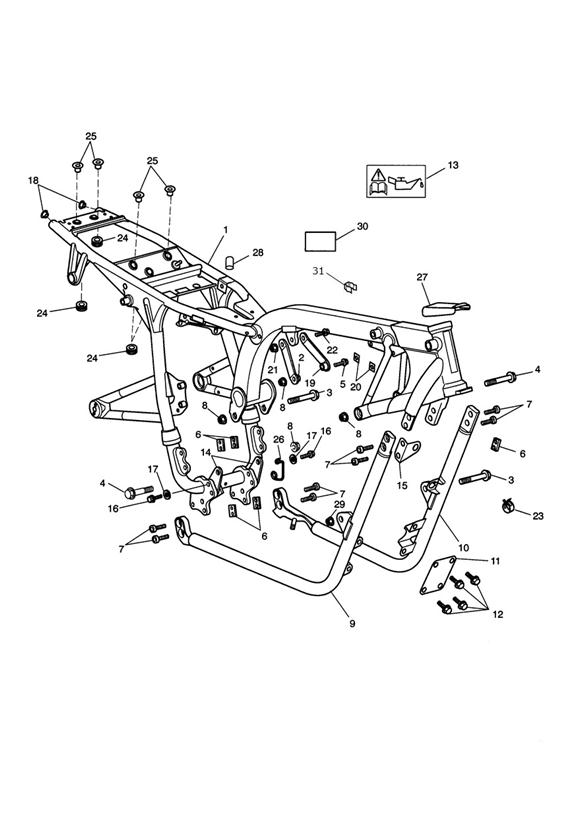 Main frame & fittings