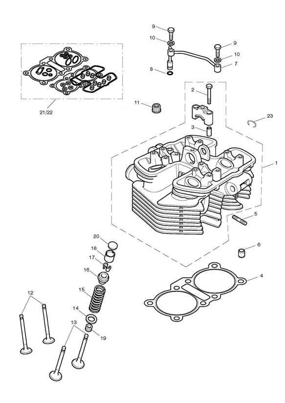 Cylinder head & valves