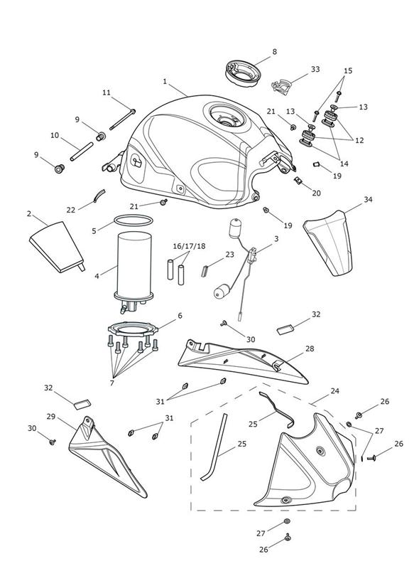 Fuel tank_fuel pump fittings