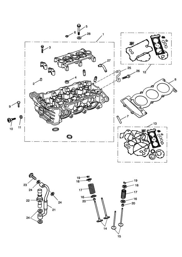 Cylinder head & valves