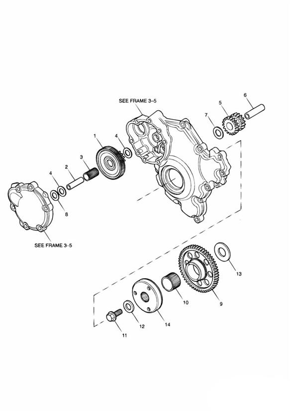 Alternator_starter drive gears