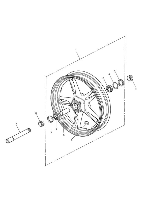 Front wheel 333178