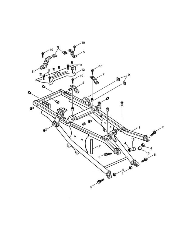 Rear sub-frame and fittings