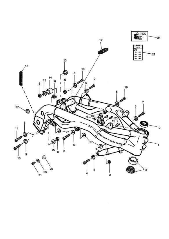 Main frame & fittings