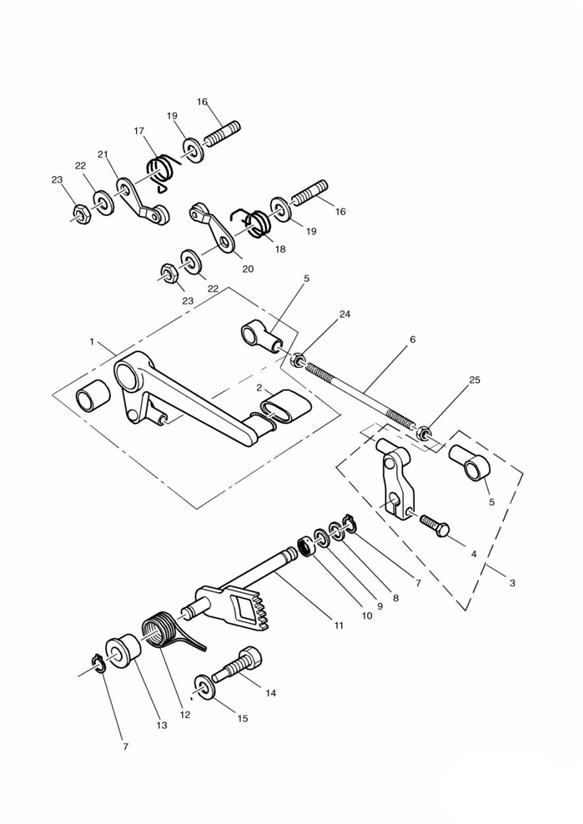 Gear change mechanism  + 87316