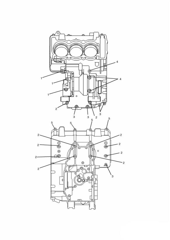 Crankcase fixings