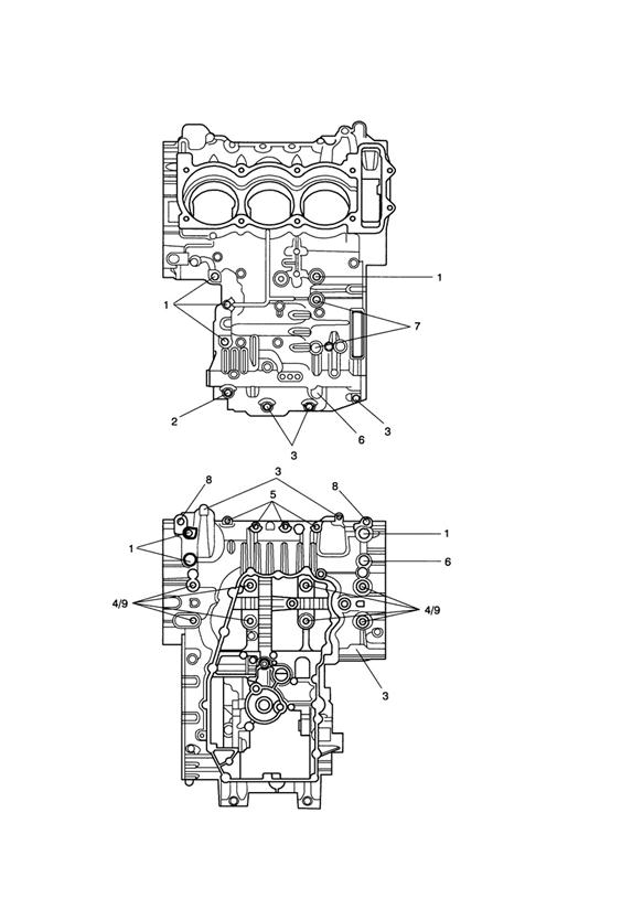 Crankcase bolts