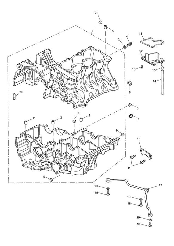 Crankcase & fittings