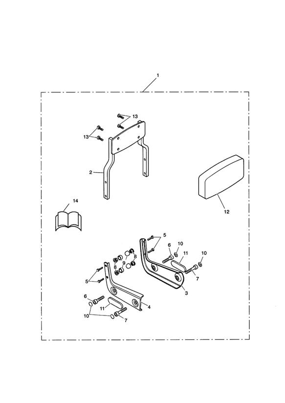 Sissy bar std kit