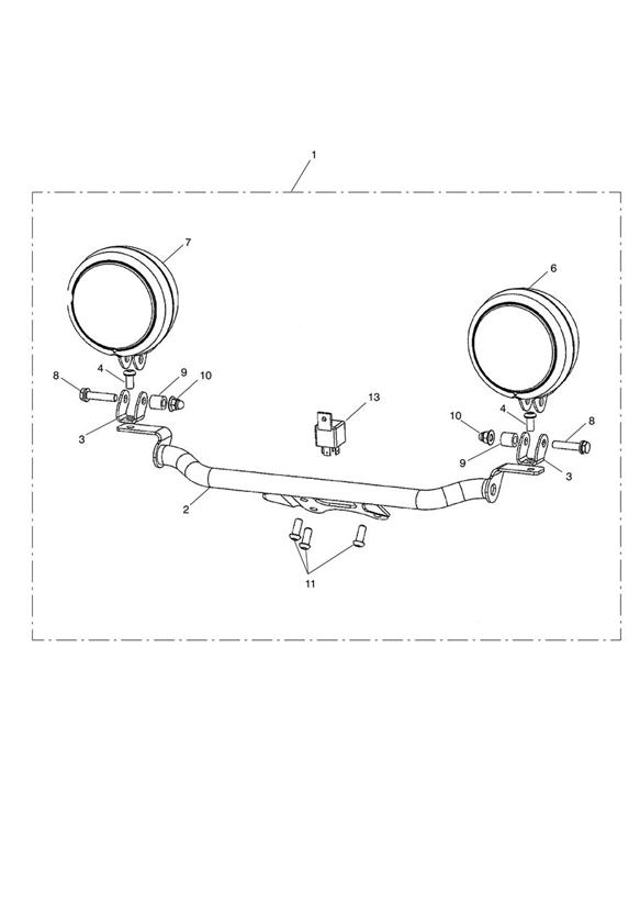 Auxillary lamps kit