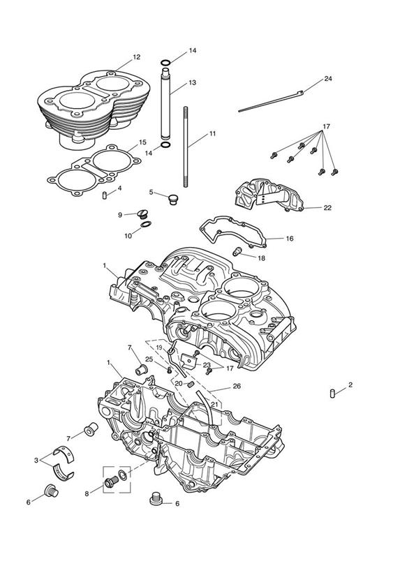 Crankcase & fittings