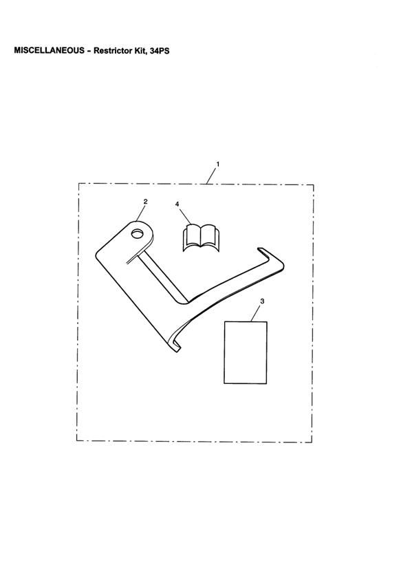 Restrictor kit, 34ps