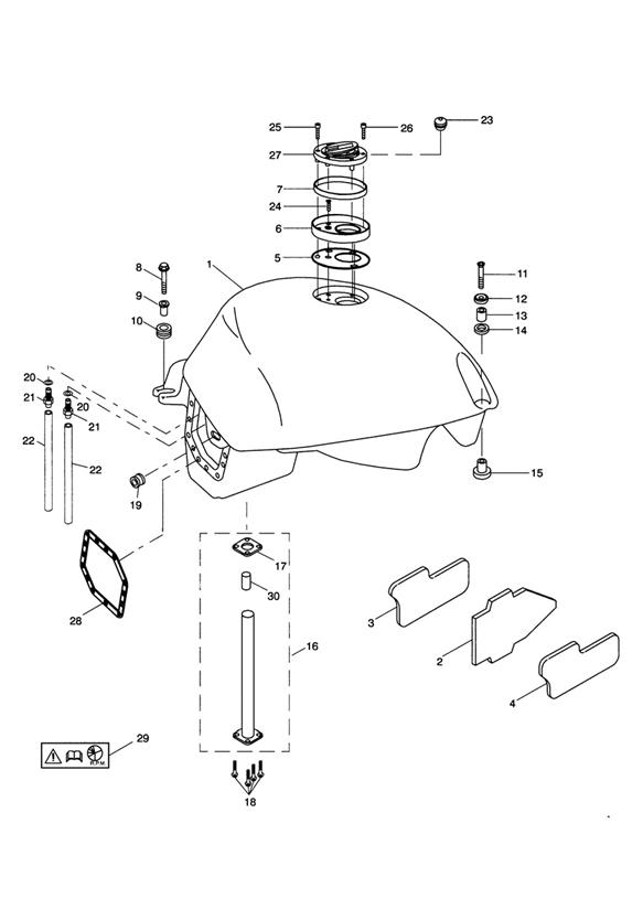 Fuel tank and fittings