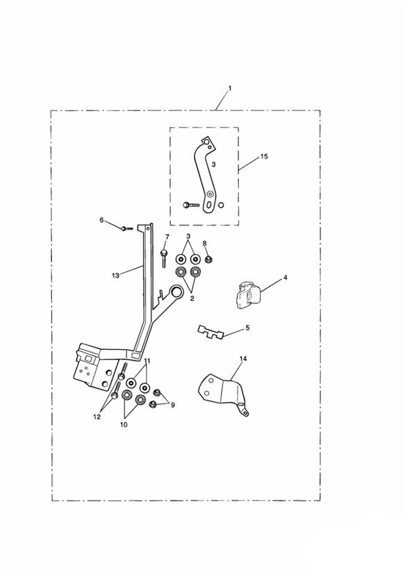 Pannier rail, rh, sub assy