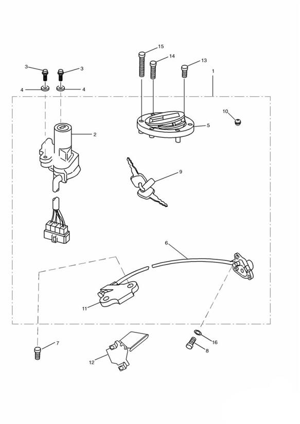 Ignition switch_seat lock