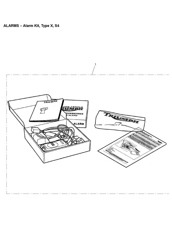 Alarm kit, type x, s4  340148