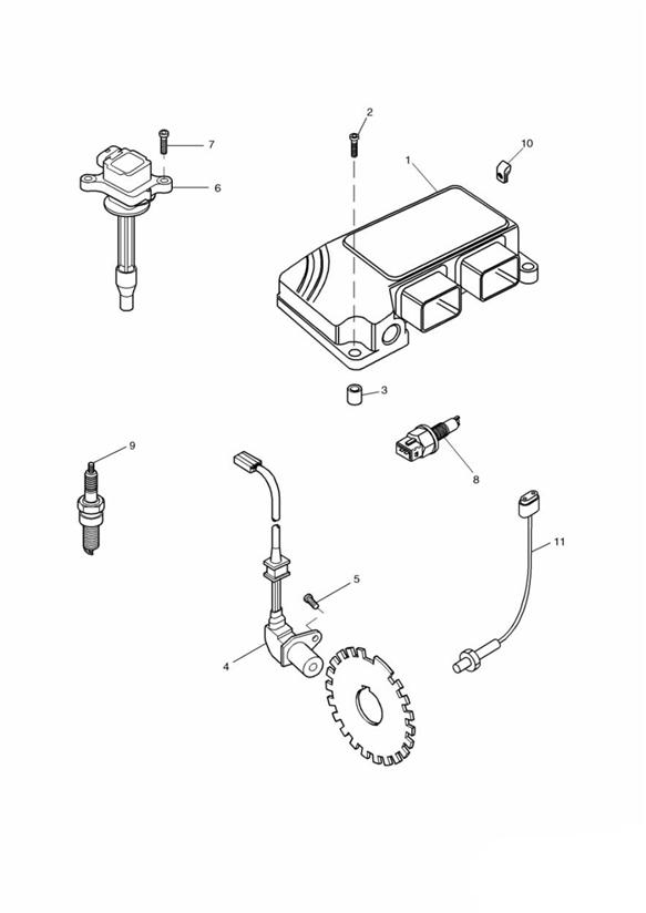 Engine management system 89737 +