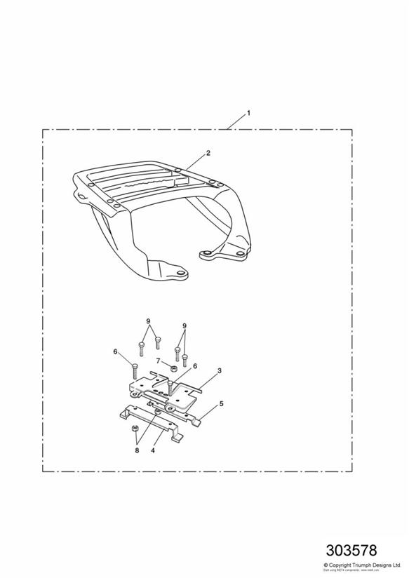 Top rack kit es,it,jp,nl,nz,se & uk 186151 +