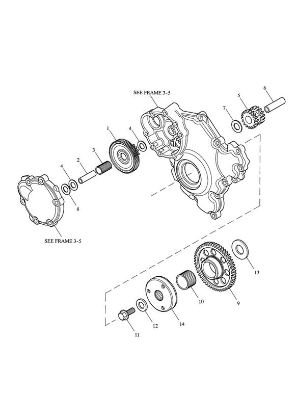 Starter drive gears  eng no 491323