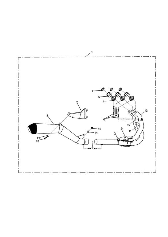 Exhaust system, arrow 3_1