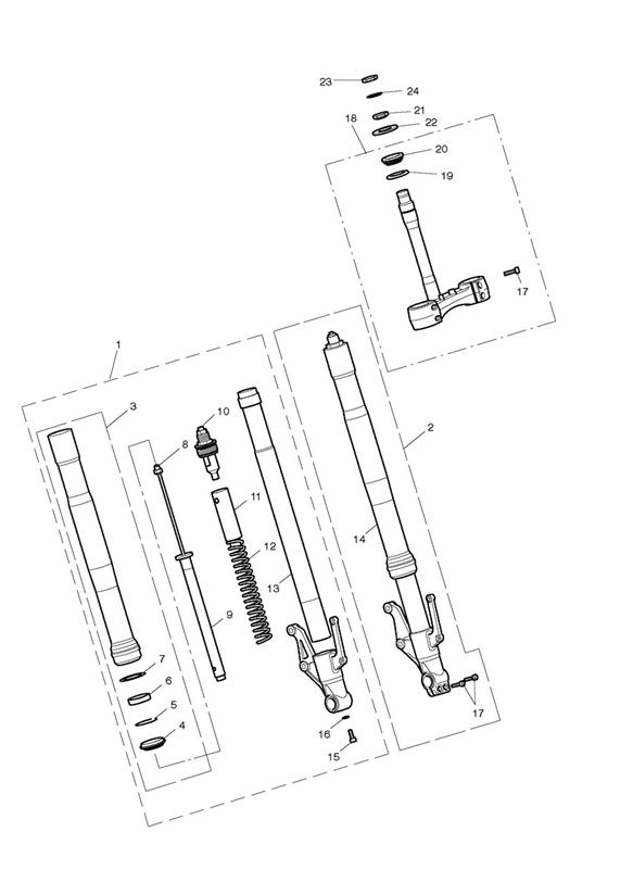 Front forks & yokes