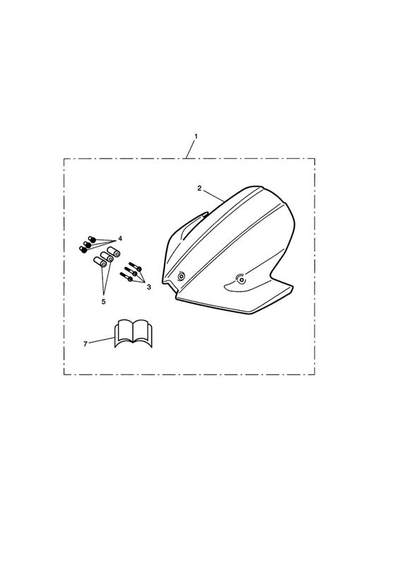 Flyscreen visor kit  480781