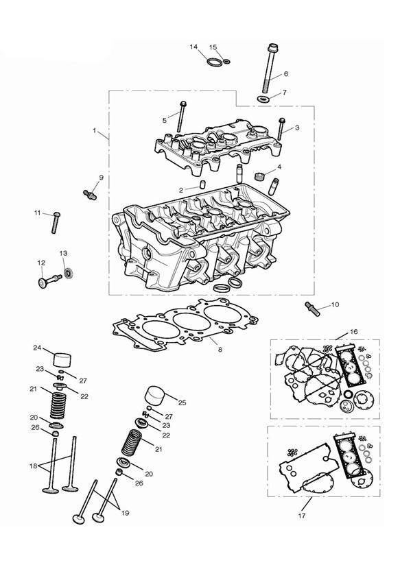 Cylinder head & valves