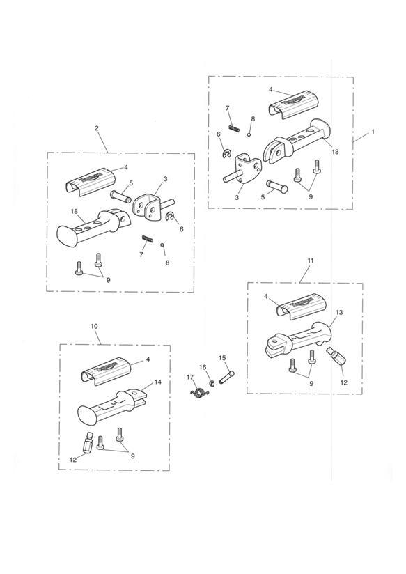 Footrests & mountings