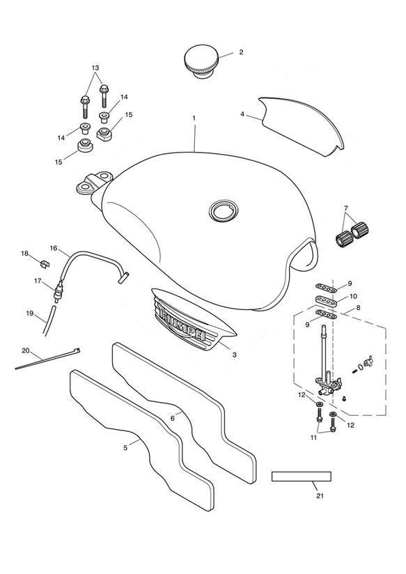 Fuel tank & fittings 317247