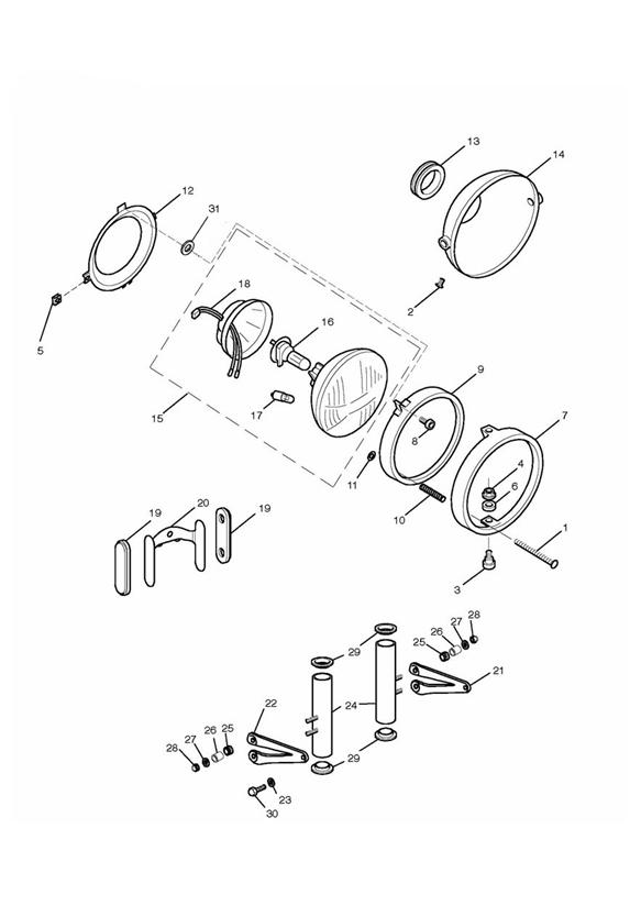 Headlight assembly