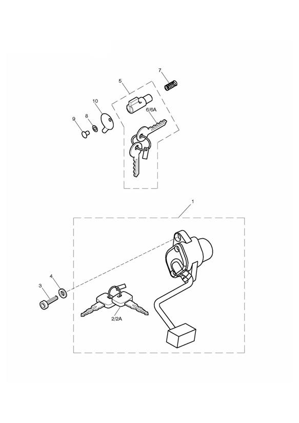 Ignition switch & steering lock