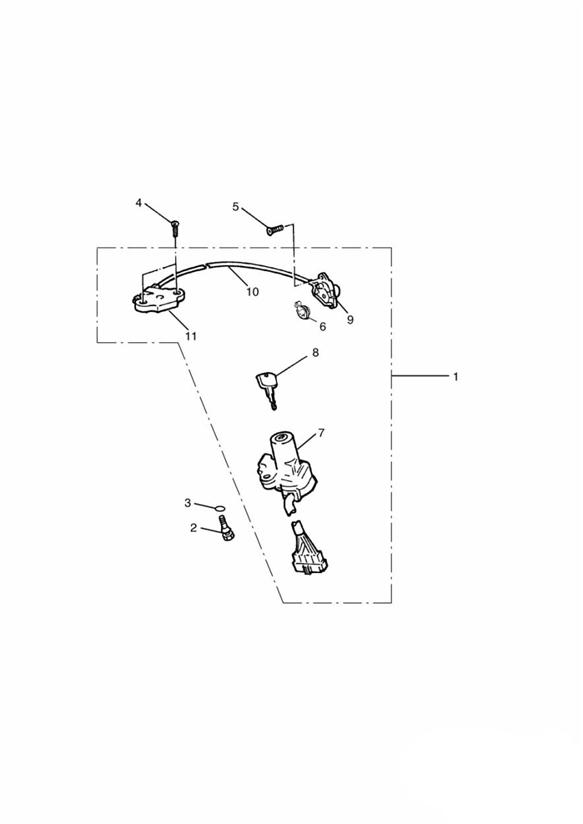 Ignition switch_seat lock  + 56491