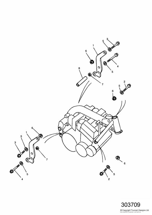 Linkage carrier_engine mounting bolts