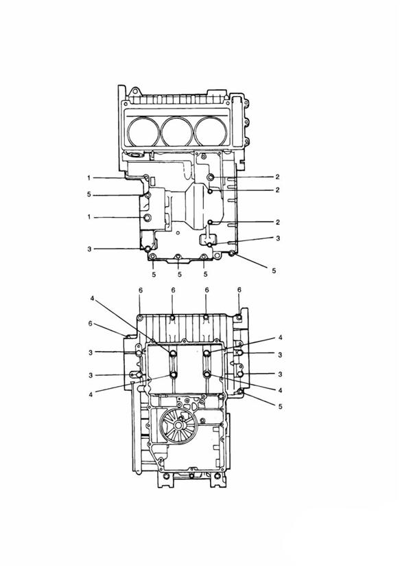 Crankcase fixings