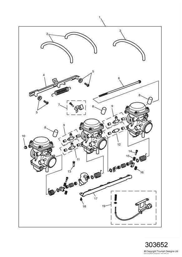 Carburettors eng no 62507 +