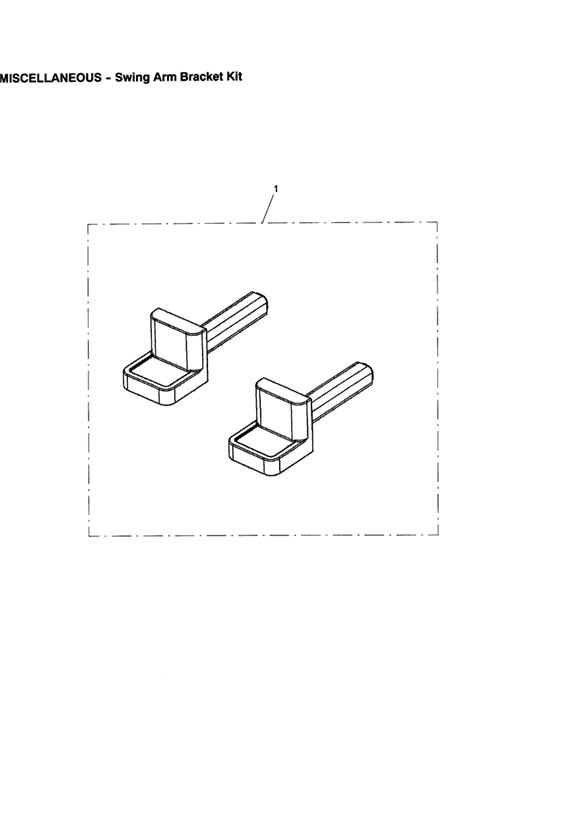 Swing arm bracket kit