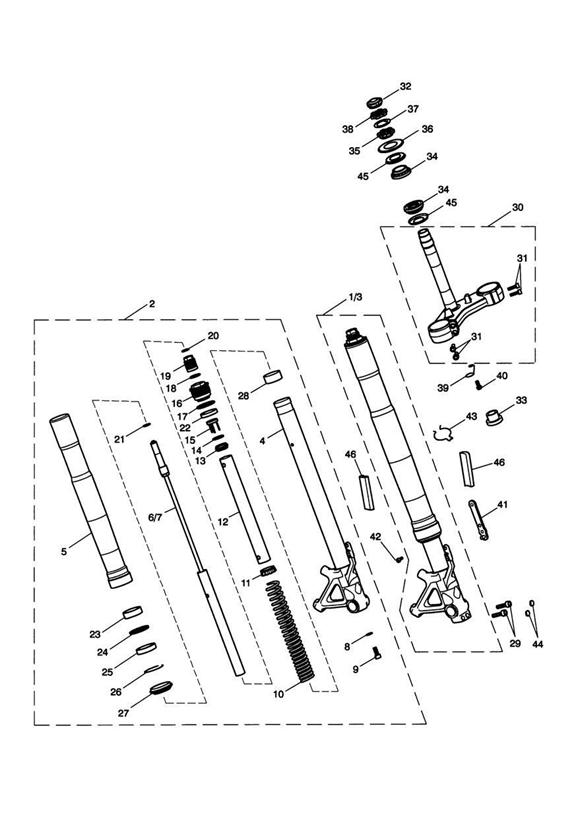 Front forks & yokes