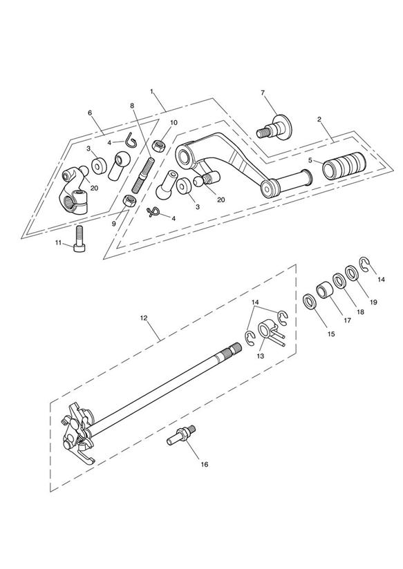 Gear change mechanism  eng no 340169