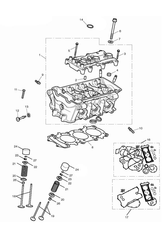 Cylinder head & valves