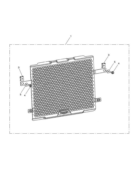 Radiator guard kit