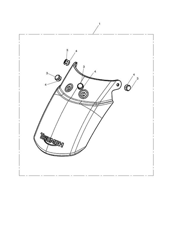 Front mudguard extension kit