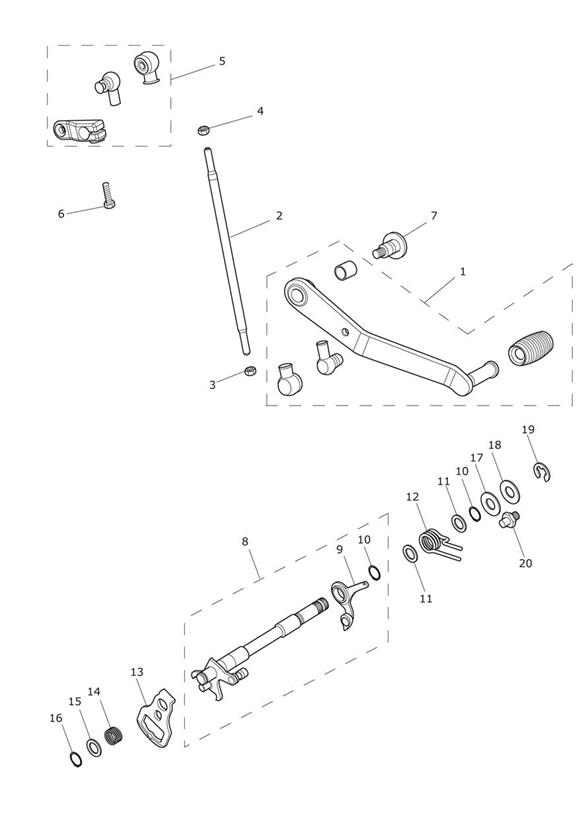 Gear change mechanism