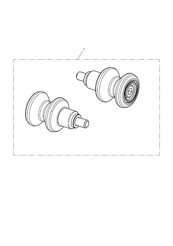 Paddock stand bobbin kit, type 2