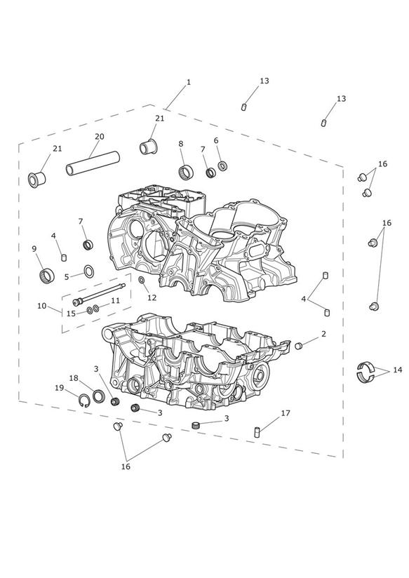 Crankcase & fittings