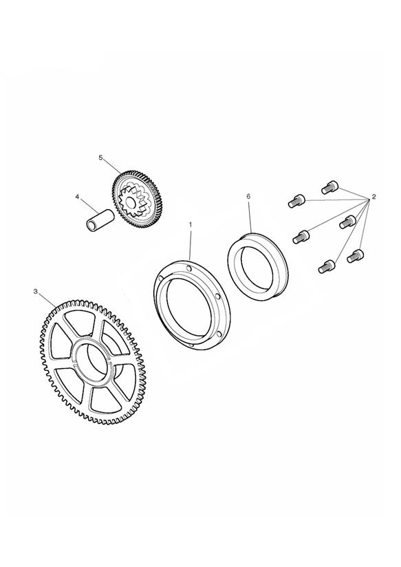 Starter drive gears